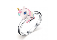 Серебряное кольцо с эмалью