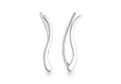 Серебряные cерьги классические