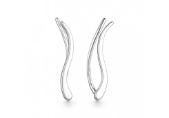 Серебряные cерьги классические