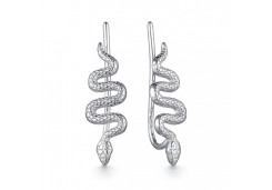 Серебряные cерьги классические