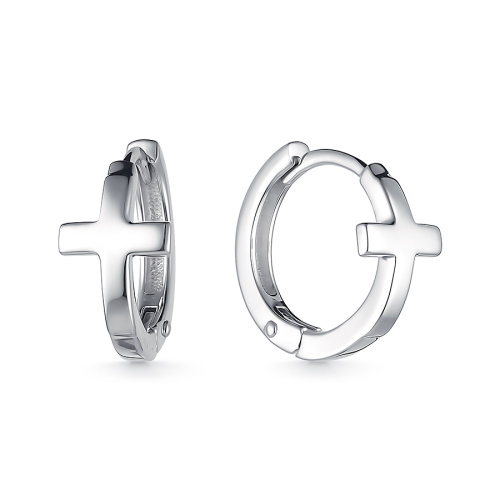 Серебряные cерьги классические