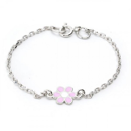 Серебряный браслет с эмалью