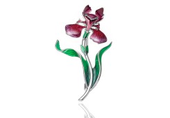 Брошь из серебра с эмалью