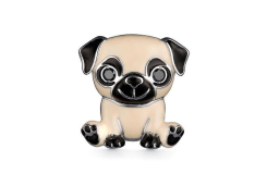 Брошь из серебра с эмалью