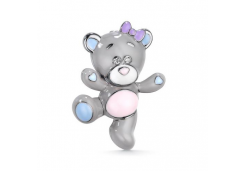 Брошь из серебра с эмалью