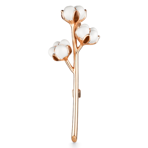 Брошь из серебра с эмалью