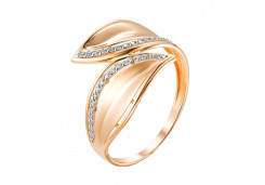 Золотое кольцо с фианитом