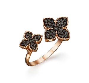 Золотое кольцо с фианитом