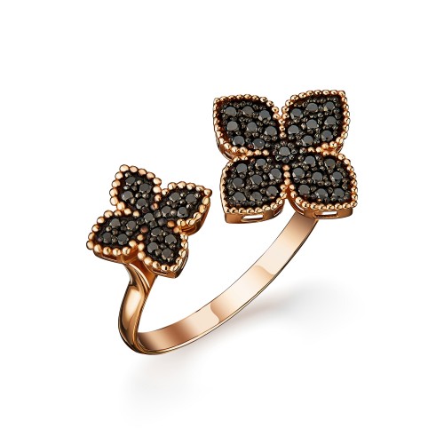 Золотое кольцо с фианитом