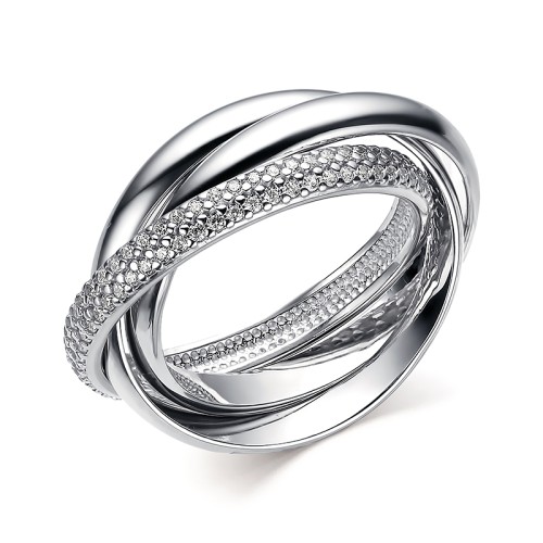 Серебряное кольцо с фианитом