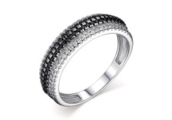 Серебряное кольцо с фианитом