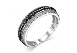 Серебряное кольцо с фианитом