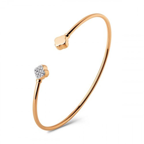 Золотой браслет с фианитом