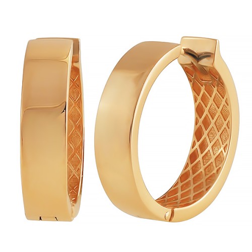 Золотые cерьги классические