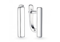 Серебряные cерьги классические