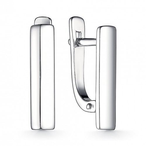 Серебряные cерьги классические