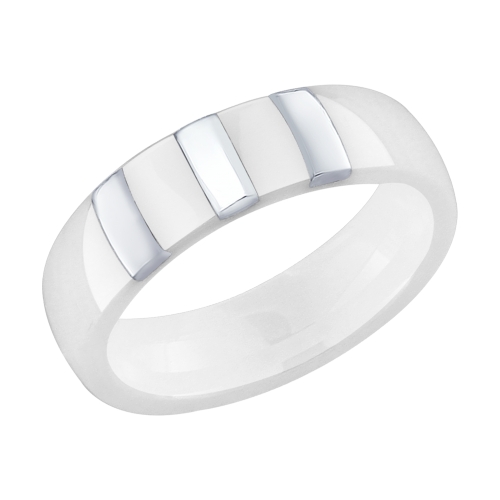 Серебряное кольцо с керамикой