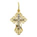 Крест из желтого золота 