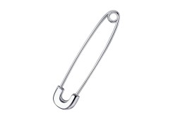 Серебряная серьга классическая