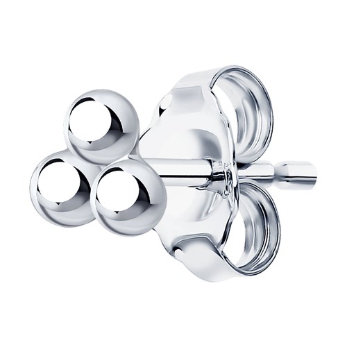 Серьга д/пирсинга из серебра 