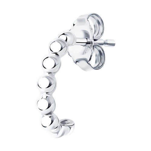 Серьга д/пирсинга из серебра 