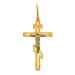 Крест из желтого золота 