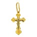Крест из желтого золота 