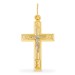 Крест из желтого золота 