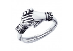 Серебряное кольцо с фианитом