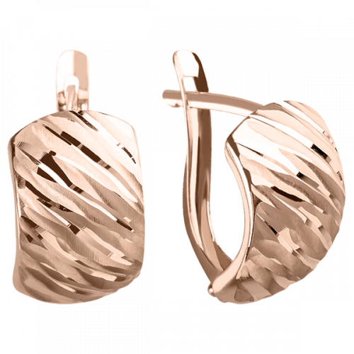 Золотые cерьги классические