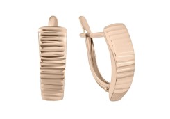 Золотые cерьги классические