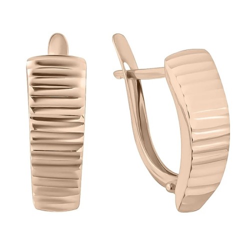 Золотые cерьги классические