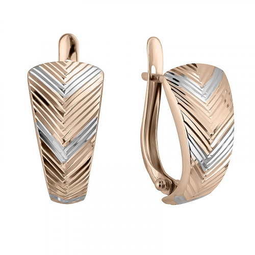 Золотые cерьги классические