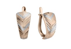 Золотые cерьги классические