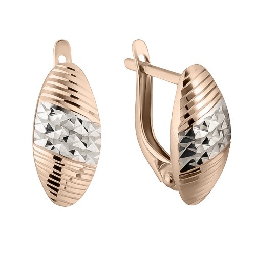 Золотые cерьги классические