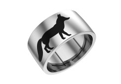 Серебряное кольцо с эмалью