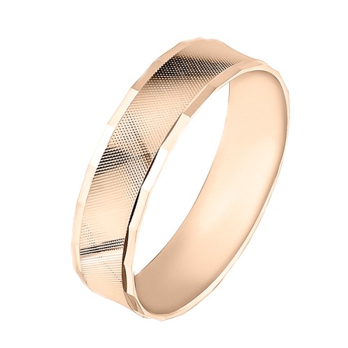 Золотое обручальное кольцо 