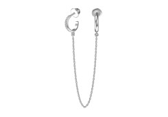 Серебряная серьга пусет (гвоздик)