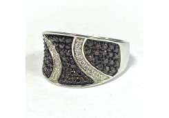 Серебряное кольцо с фианитом