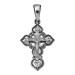 Крест из серебра с чернением