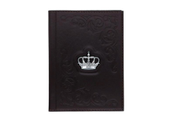 Сувенир из серебра с кожей