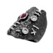 Серебряное кольцо с корундом