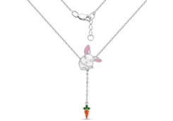 Серебряное колье с эмалью