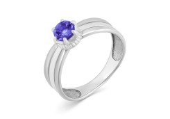 Серебряное кольцо с топазом