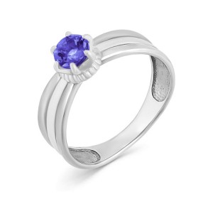 Серебряное кольцо с топазом