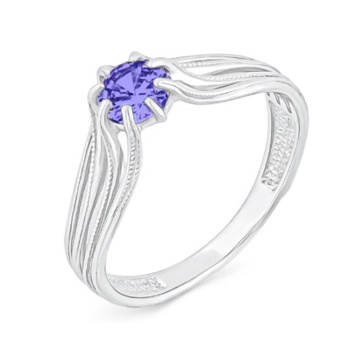 Серебряное кольцо с топазом