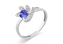 Серебряное кольцо с топазом