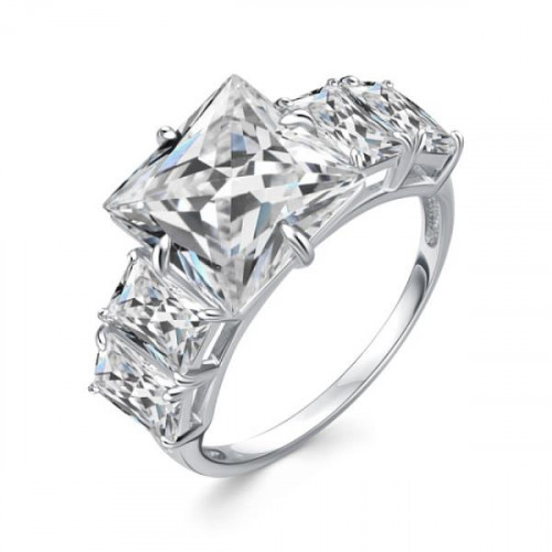 Серебряное кольцо с фианитом