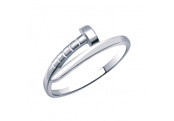 Кольцо из белого золота 