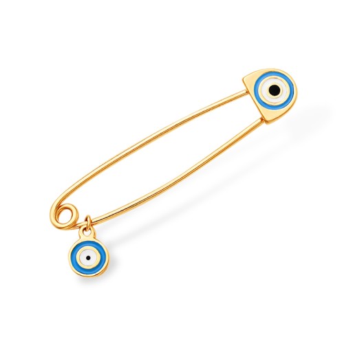 Булавка из золота с эмалью